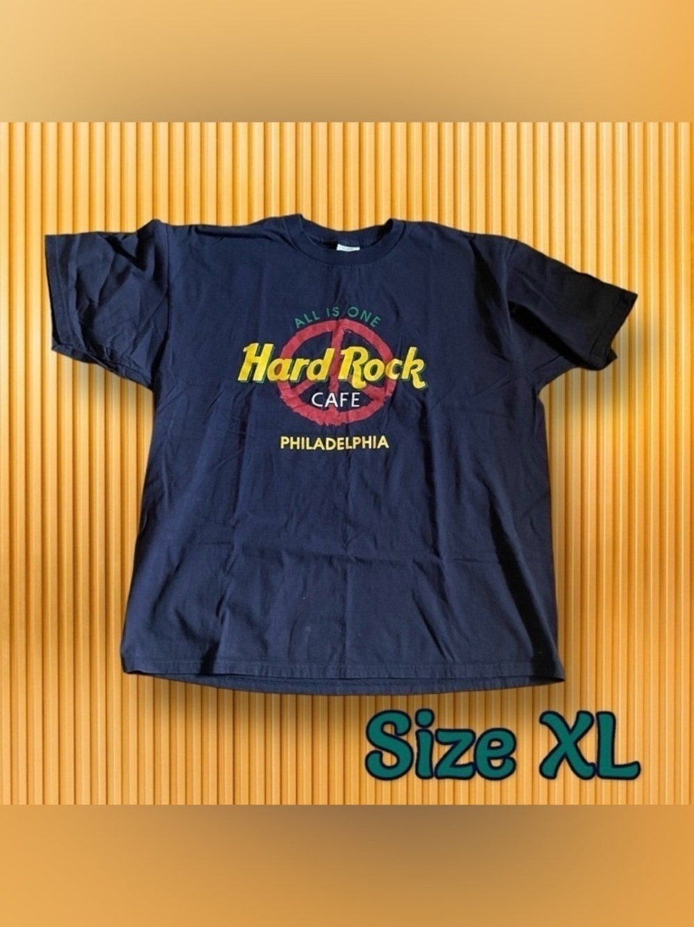 Hard Rock Cafe Men’s All for One Philadelphia T-shirt Size XL